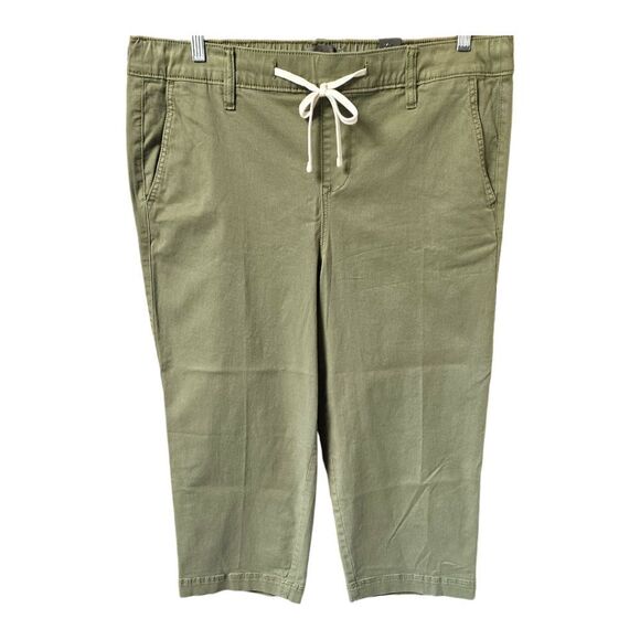 TORRID Olive  Green  Cropped Twill Cargo Pant Plus Size 2X - Picture 1 of 15